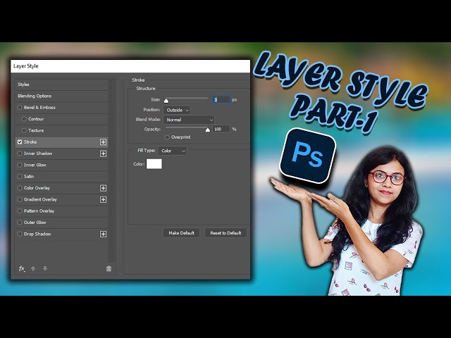 Layer style | layer style tutorial part 1 | photoshop tutorial
