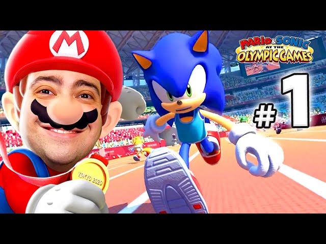 alanzoka jogando Mario & Sonic Tokyo 2020 com os amigos - #1