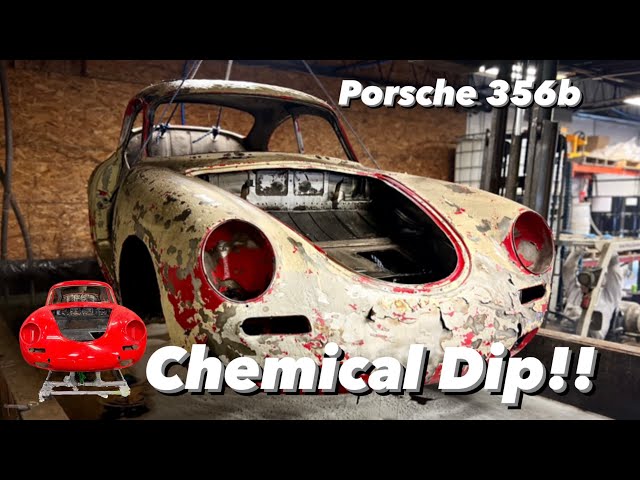Chemical dipping a 1960 Porsche 356b