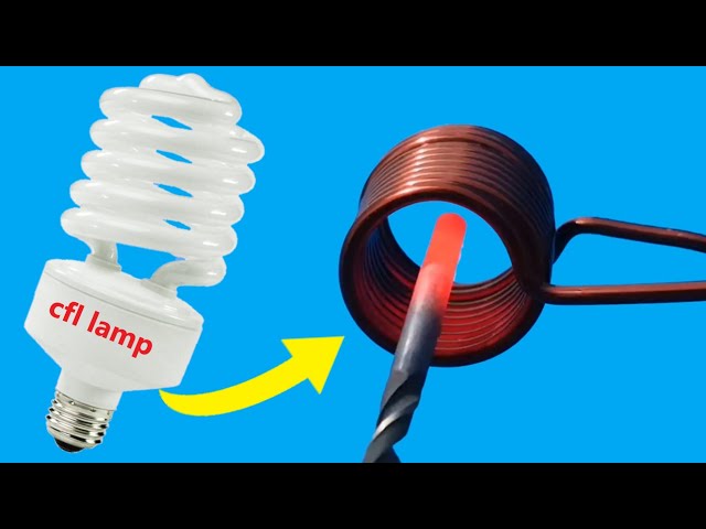 This Simple Trick Turns Old CFL Lamps Into Awesome Induction Heaters