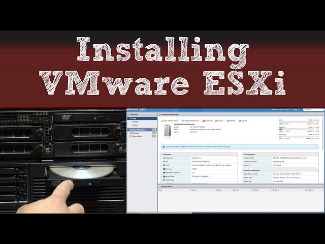 Installing VMware ESXi