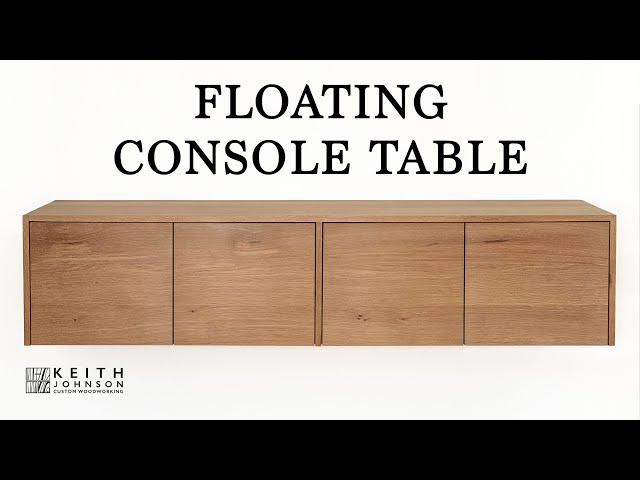 How to build a Modern Console Table