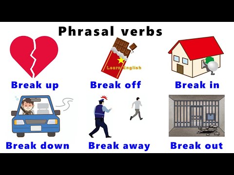Break (Phrasal verbs, Collocations, Idioms)