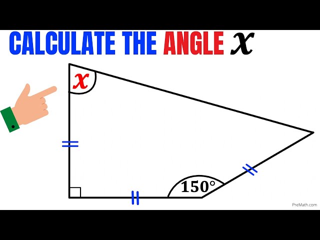 Calculate the angle X and justify | Think outside the Box | Learn how to Solve Geometry problem fast