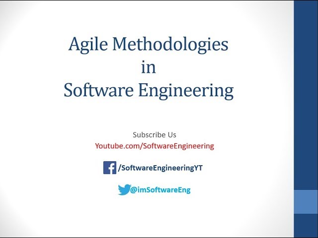 Agile Methodologies | What is Agile | Agile Framework in Software Engineering