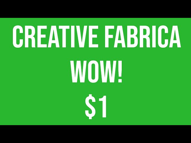 Creative Fabrica WOW!