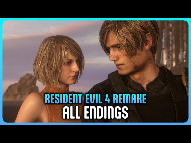 Resident Evil 4 Remake - All Endings (True Ending & Secret Ending)