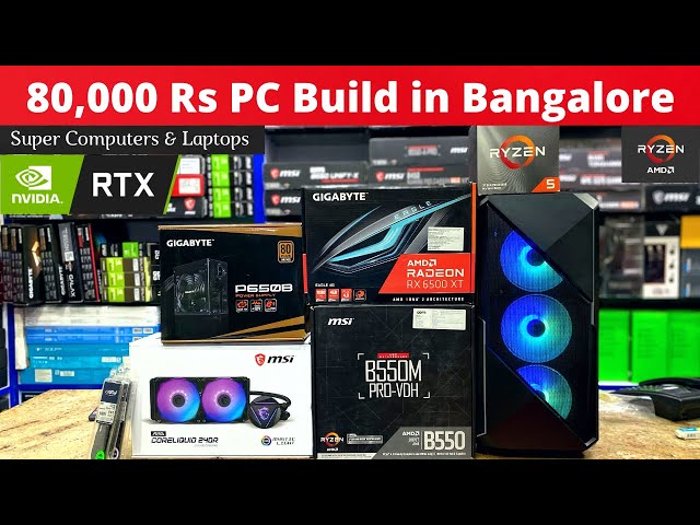 RX 6500XT Budget Pc Build in SP Road Banglore | Super Computers & Laptops