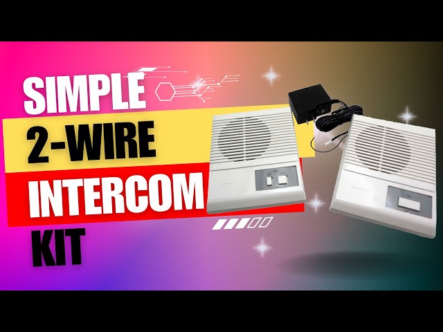 Simple 2-Wire Wired Intercom System Review