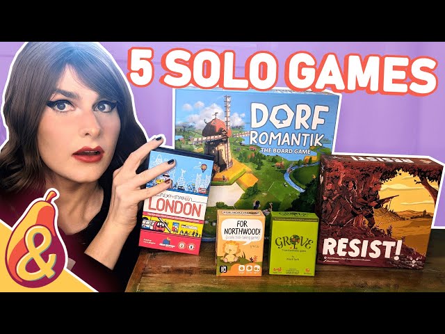 5 Solo* Games Reviewed in 5** Minutes!