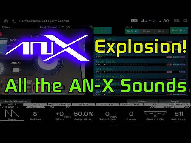 AN-X Explosion: All the AN-X Sounds on the new Montage M