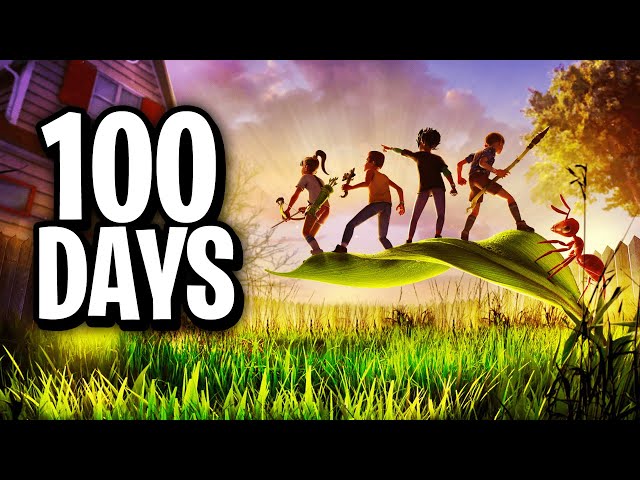 I Survived 100 Days In GROUNDED #1