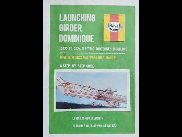 How It Works, the HS2 Launching Girder 'Dominique' as it builds the Colne Valley Viaduct.