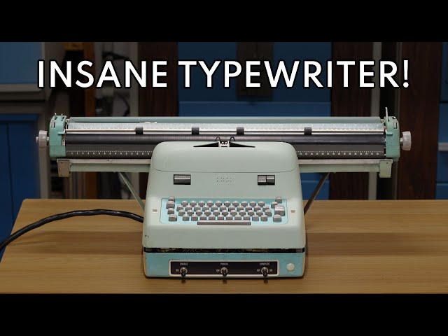 The Bendix G15 Typewriter is Crazy Pants!