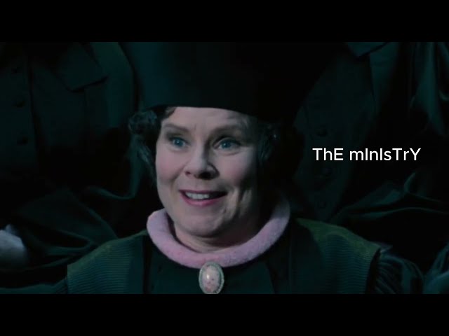 Professor Umbridge being the most diabolical villain ever for 4 Minutes Straight