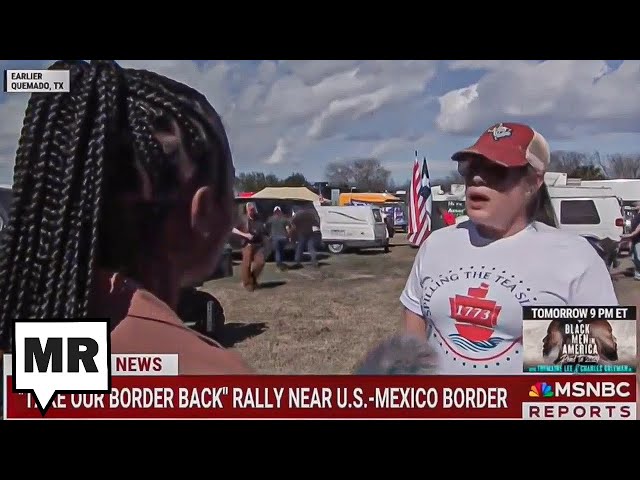 Conservative Protester Realizes 'Border Crisis' Might Be BS