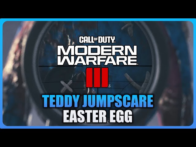 MW3 Zombies - Teddy Jumpscare Easter Egg