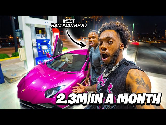 Meet @BandManKevo | Millionaire Who Makes $2.3M a Month | $998k Lamborghini Aventador SVJ Ultimae