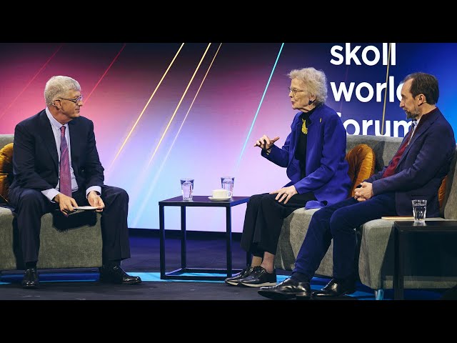 Mary Robinson & Zeid Ra’ad Al Hussein with Don Gips | 2024 Skoll World Forum #skollwf