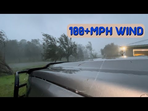 Flash Flood Warning NOW! 108mph Winds! Gusts are taking down trees! Moving truck to high ground! Pt6