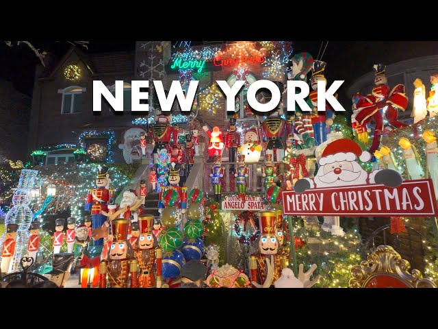 New York Christmas Walk 2023 - Dyker Heights Christmas Lights