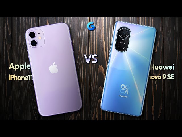 Huawei nova 9 SE vs iPhone 11 | huawei watch