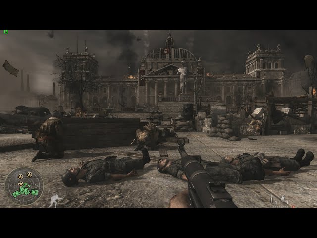 Call of Duty - World at War : Mission 14 Heart of the Reich | Veteran | No Death | 12/13 Death Card