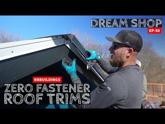 Installing Difficult Roof Trim With NO Fasteners