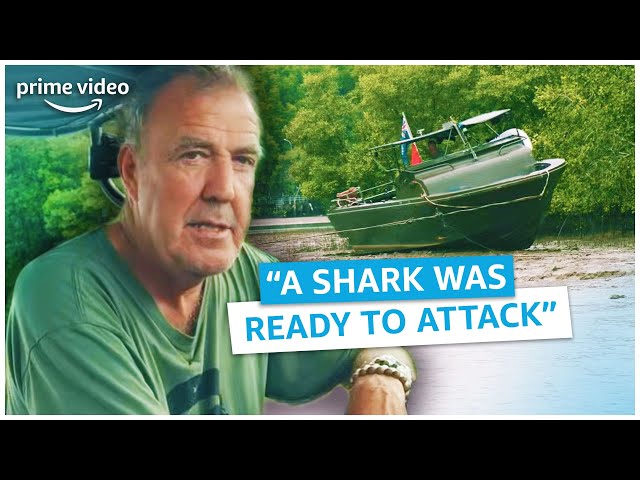 Jeremy Clarkson crasht zijn boot door vermeende haai | The Grand Tour | Prime Video NL