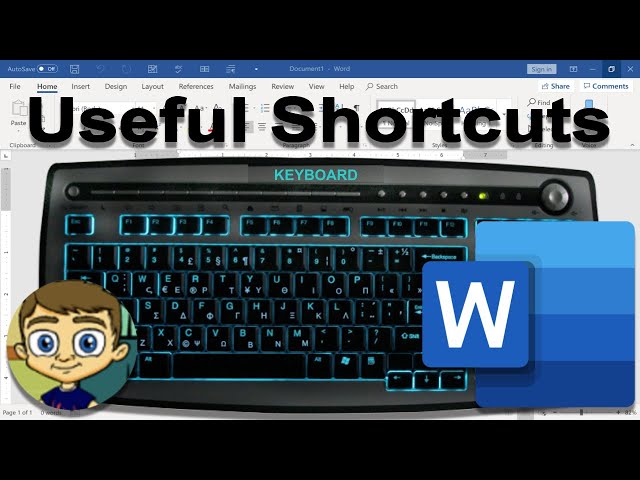 Most Useful Microsoft Word Keyboard Shortcuts
