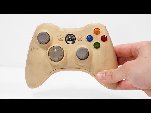 Yellowed Xbox 360 Controller Restoration - Gaming Console Repair