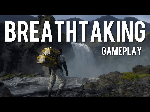 The Breathtaking World Of Death Stranding | New Gameplay (Snowfall, Rain, Landscape) | [My Edit]