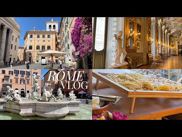 Summer in Rome: homemade pasta, local market, castle, art gallery... | Italy diaries vlog 🇮🇹
