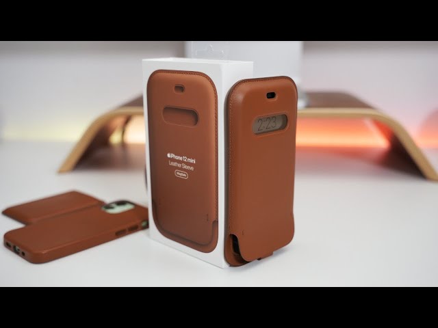 iPhone 12 Official Apple Leather Sleeve - Unboxing and Everything You Wanted to know