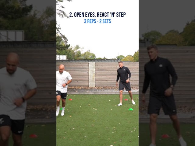 Sidestep like a Pro, follow this 10minute Rugby training session. TOP UP IN 10