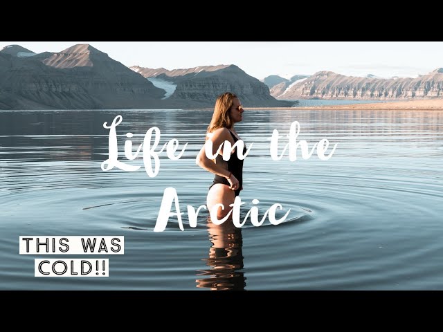 Swimming in the 2°C Arctic ocean! | SVALBARD ice bath | Longyearbyen, Northern Norway