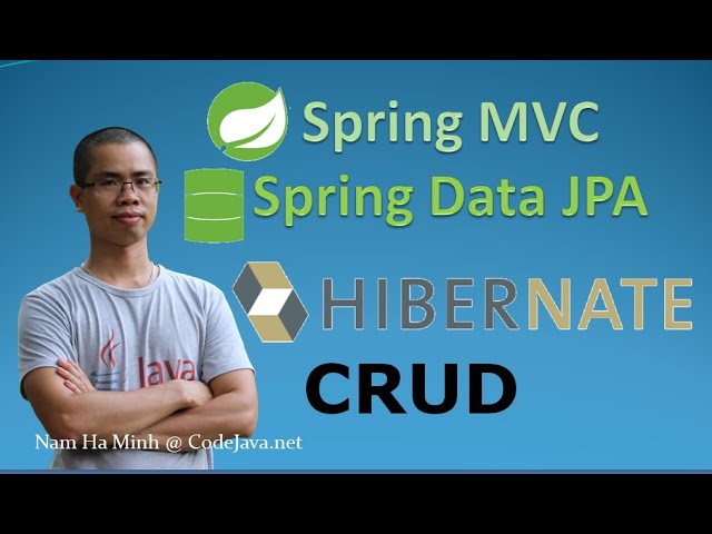 Spring MVC + Spring Data JPA + Hibernate - CRUD Sample Project