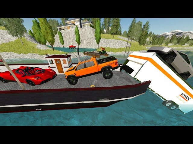Moving Millionaire from Private Island Using a Boat | Farming Simulator 22