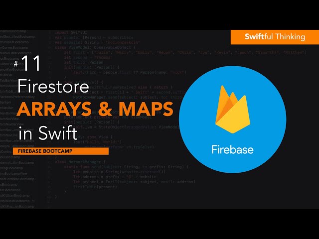 Firebase Firestore Maps and Arrays Tutorial for iOS | Firebase Bootcamp #11