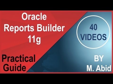 Course: Oracle Reports Online Training and Tutorials