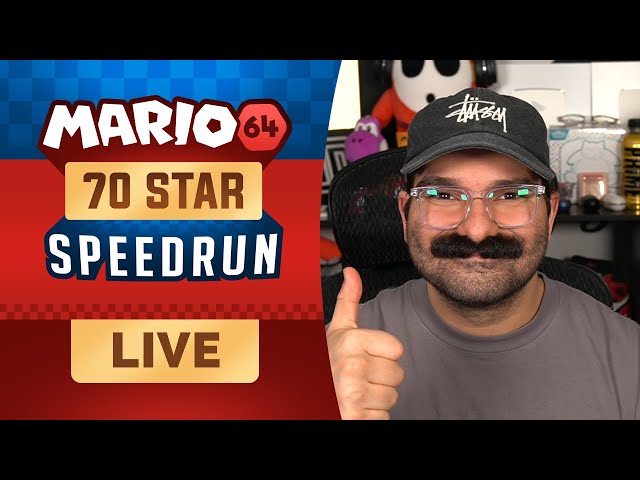 Mario 64 Speedrun 70 Star (Mario Mondays)