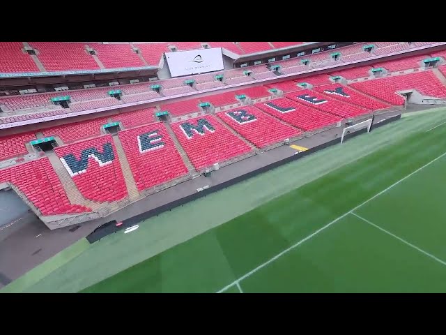 Wembley Stadium drone fly-through