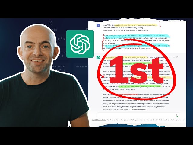 How I Write 1st Class Essays Using ChatGPT (The Best Essay Technique)