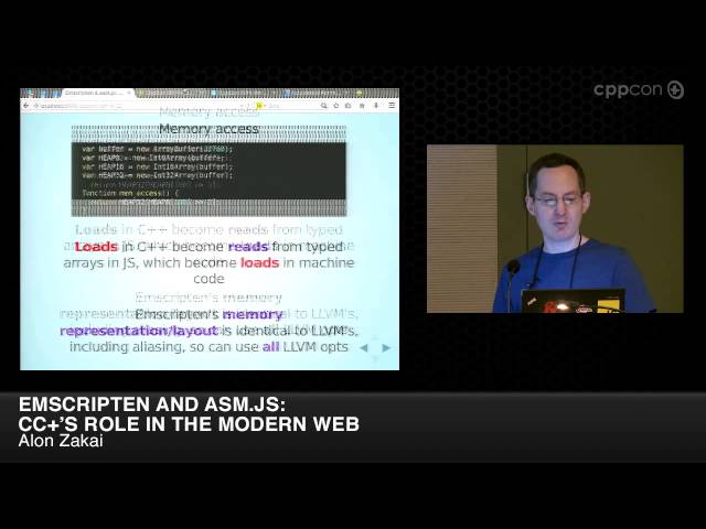 CppCon 2014: Alon Zakai "Emscripten and asm.js: C++'s role in the modern web"