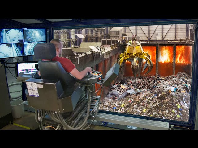 Inside Massive Facility Burning Tons of Trash Everyday
