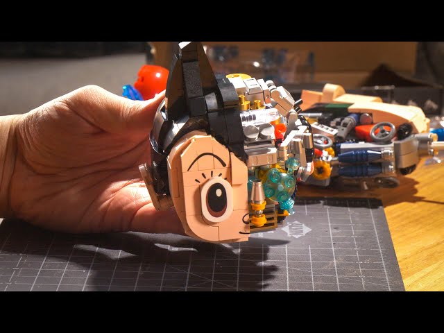 Let's Build: Astro Boy Mechanical Clear Brick Kit!