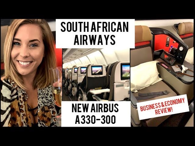 South African Airways New A330-300 Tour & Review | Economy & Business AD