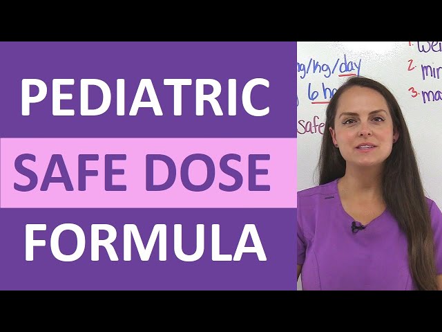 Pediatric Safe Dose Range Calculation | Dosage Calculations Nursing NCLEX Review