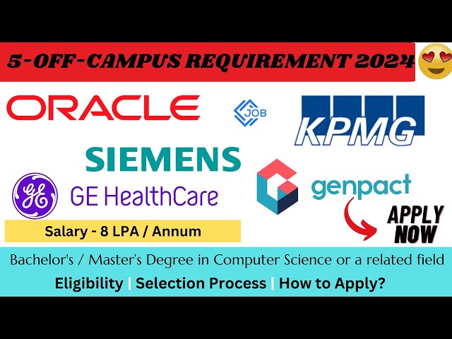 5-Off-Campus Hiring😍| Software Engineer Job Opportunities for Fresher| Salary 8LPA🔥 #jobswithshubham
