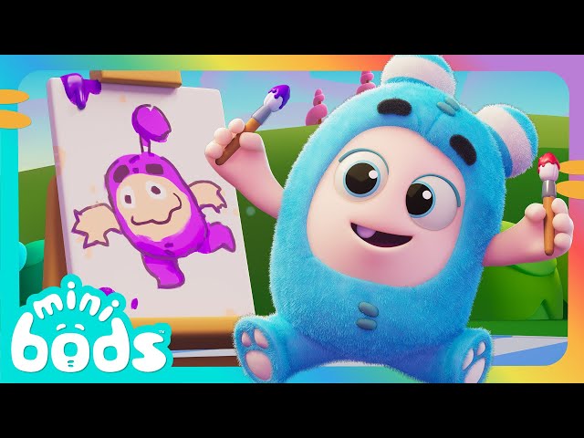 Lulu's Art Attack! | Minibods | Preschool Cartoons for Toddlers
